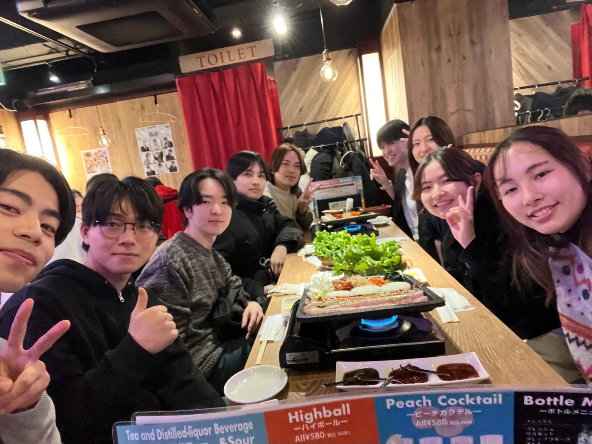 担当メンバーでご飯会を開くことも